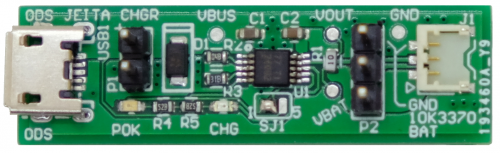 セルの劣化を避ける充電基板 (ODS-1S-JEITA)